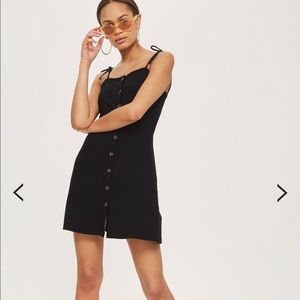 Topshop button dress